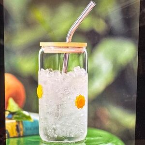 The Icon Juice Glass Tumbler with Lid